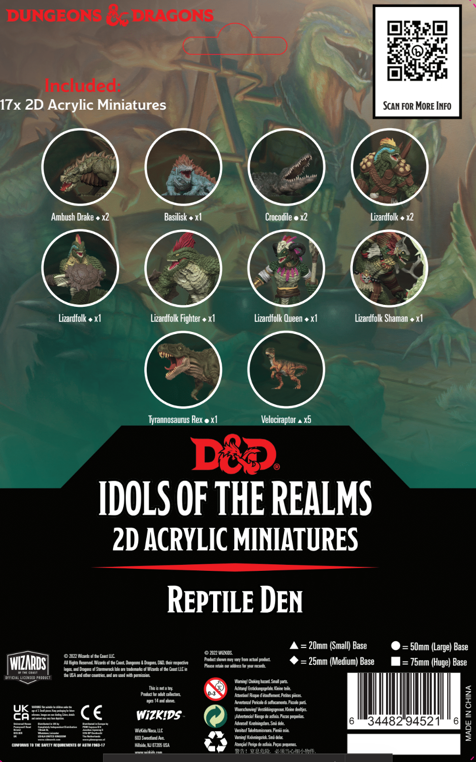 Dungeons & Dragons Idols of the Realms Scales & Tails 2D Set - Good Games