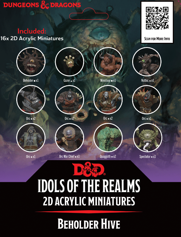 Dungeons & Dragons Idols of the Realms Beholder Hive 2D Set - Good Games