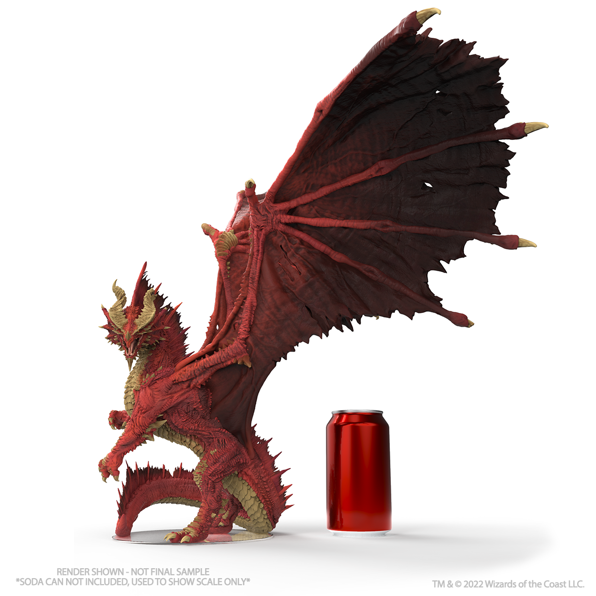 Dungeons & Dragons Icons of the Realms Balagos Ancient Red Dragon - Good Games