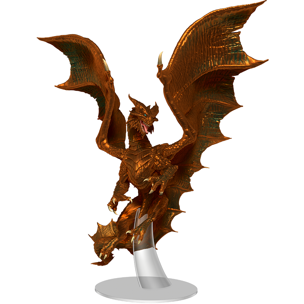 D&amp;D Icons of the Realms Adult Copper Dragon - Good Games