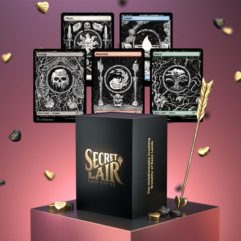 Magic: The Gathering - Secret Lair - The Unfathomable Crushing Brutality of Basic Lands
