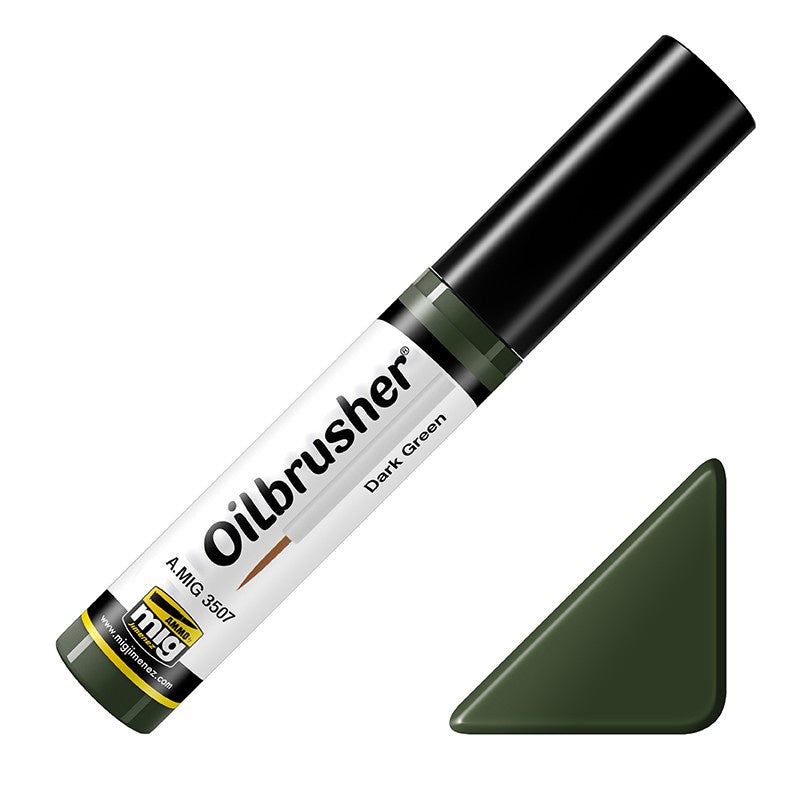 Ammo by MIG Oilbrusher - Dark Green - Good Games