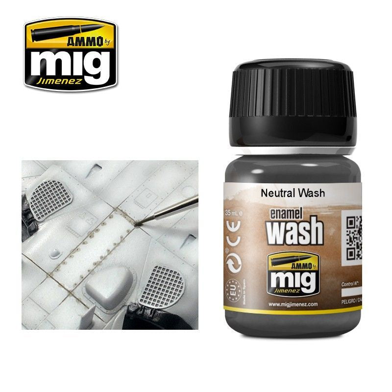 Ammo by MIG Enamel Washes Neutral Wash 35ml - Good Games