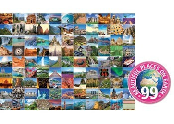Ravensburger - 99 Beautiful Places On Earth - 1000 Piece Jigsaw - Good Games