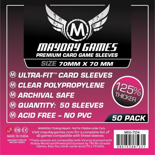 Premium Small Square Sleeves - Mayday Games - Good Games