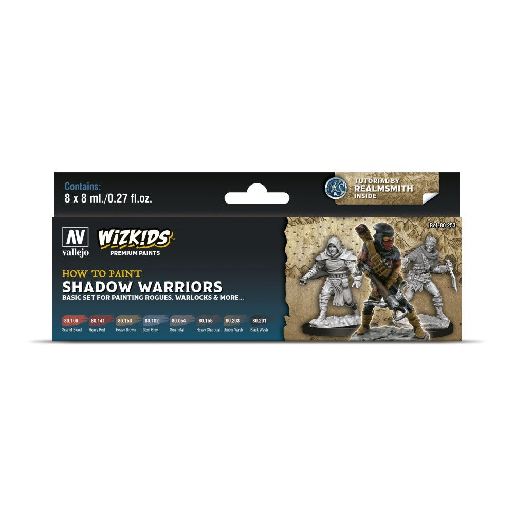 Wizkids Premium Paint Set by Vallejo: Shadow Warriors - Good Games