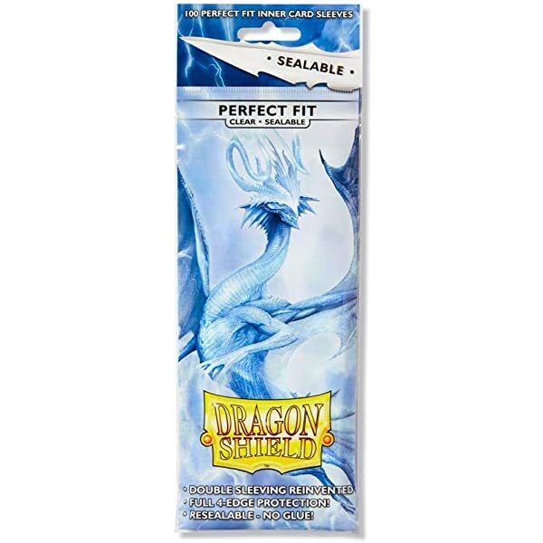 Dragon Shield - Perfect Fit Sealable Clear- Standard Sleeves (100) - Good Games