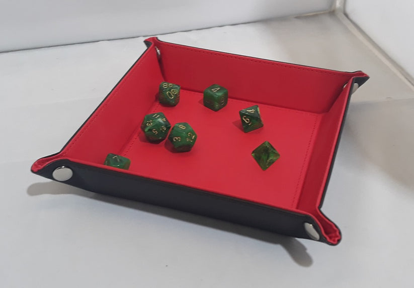 Folding Dice Tray (Red) - Good Games