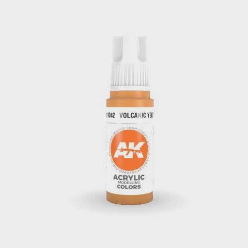 AK Interactive 3Gen Acrylics - Volcanic Yellow 17ml - Good Games