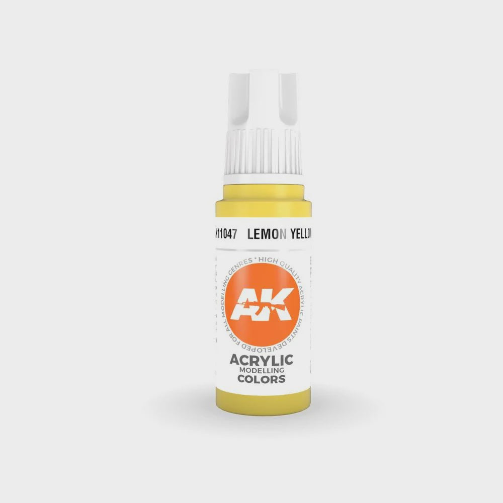 AK Interactive 3Gen Acrylics - Lemon Yellow 17ml - Good Games