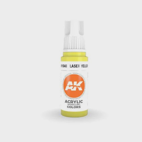 AK Interactive 3Gen Acrylics - Laser Yellow 17ml - Good Games