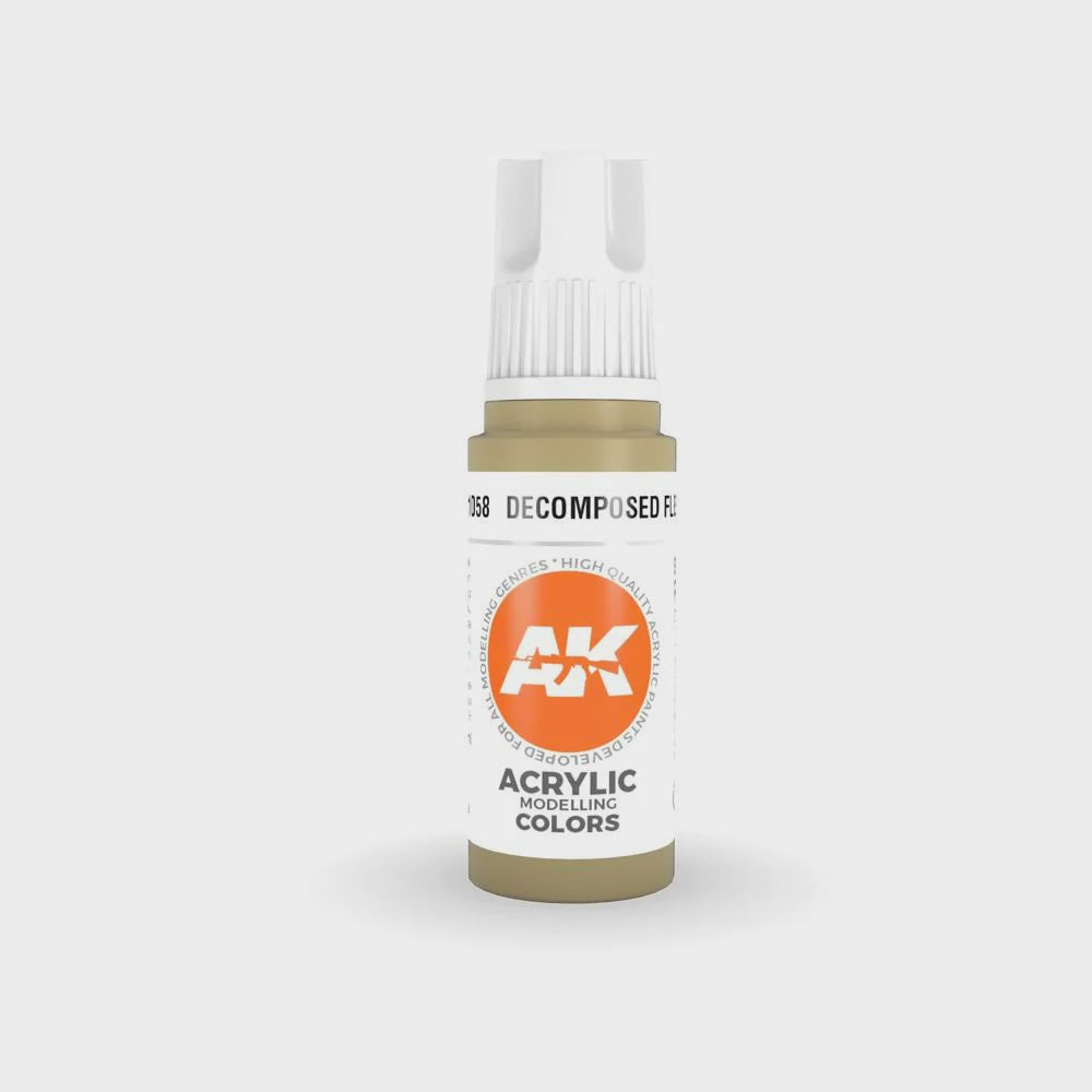 AK Interactive 3Gen Acrylics - Decomposed Flesh 17ml - Good Games