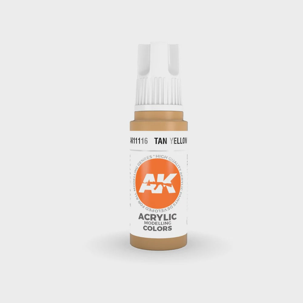 AK Interactive 3Gen Acrylics - Tan Yellow 17ml - Good Games