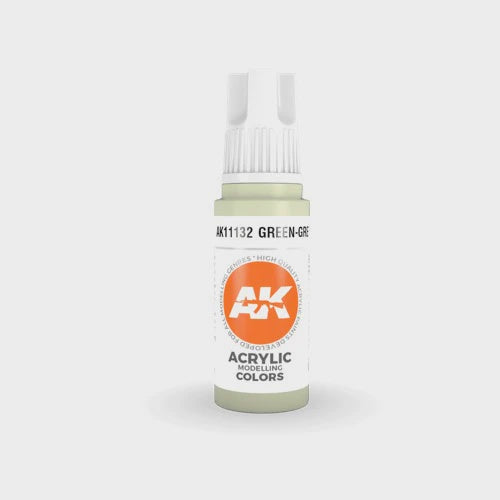 AK Interactive 3Gen Acrylics - Green-Grey 17ml - Good Games