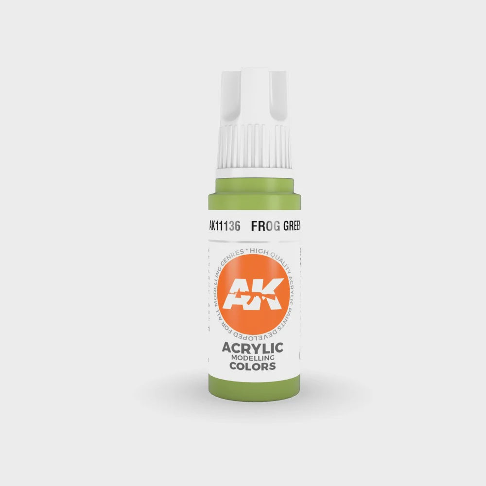 AK Interactive 3Gen Acrylics - Frog Green 17ml - Good Games
