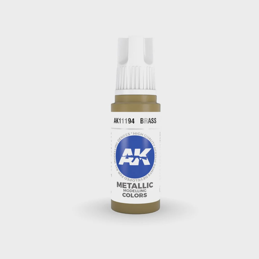 AK Interactive 3Gen Acrylics - Brass 17ml - Good Games