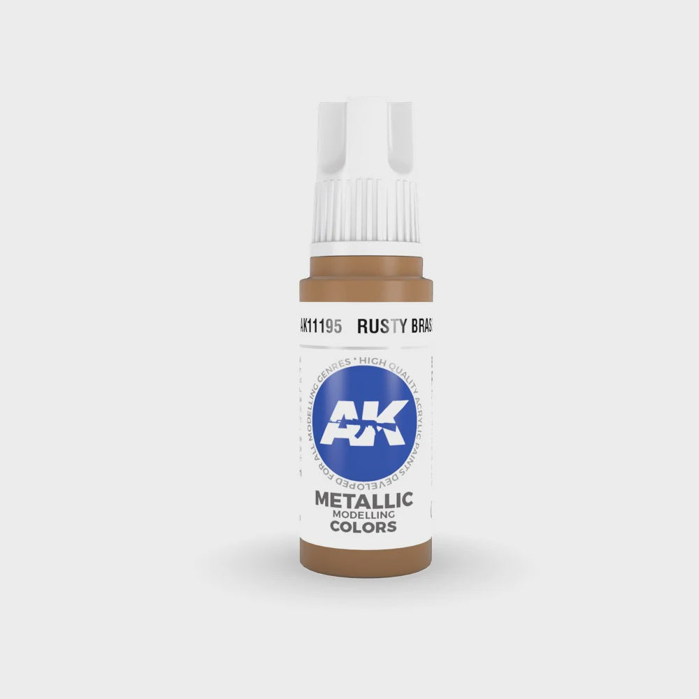 AK Interactive 3Gen Acrylics - Rusty Brass 17ml - Good Games