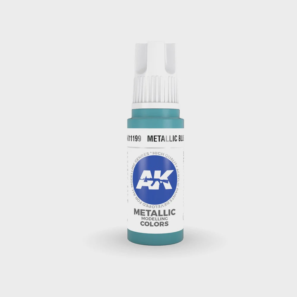 AK Interactive 3Gen Acrylics - Metallic Blue 17ml - Good Games