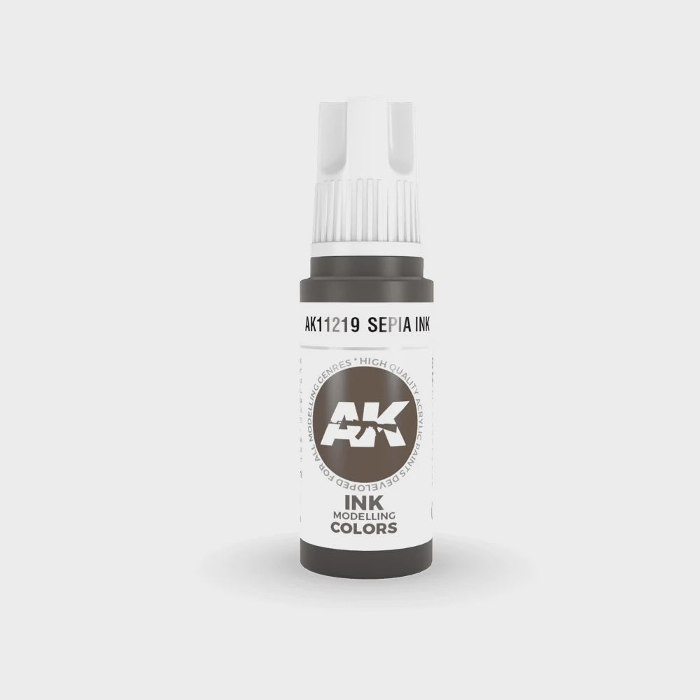 AK Interactive 3Gen Acrylics - Sepia INK 17ml - Good Games