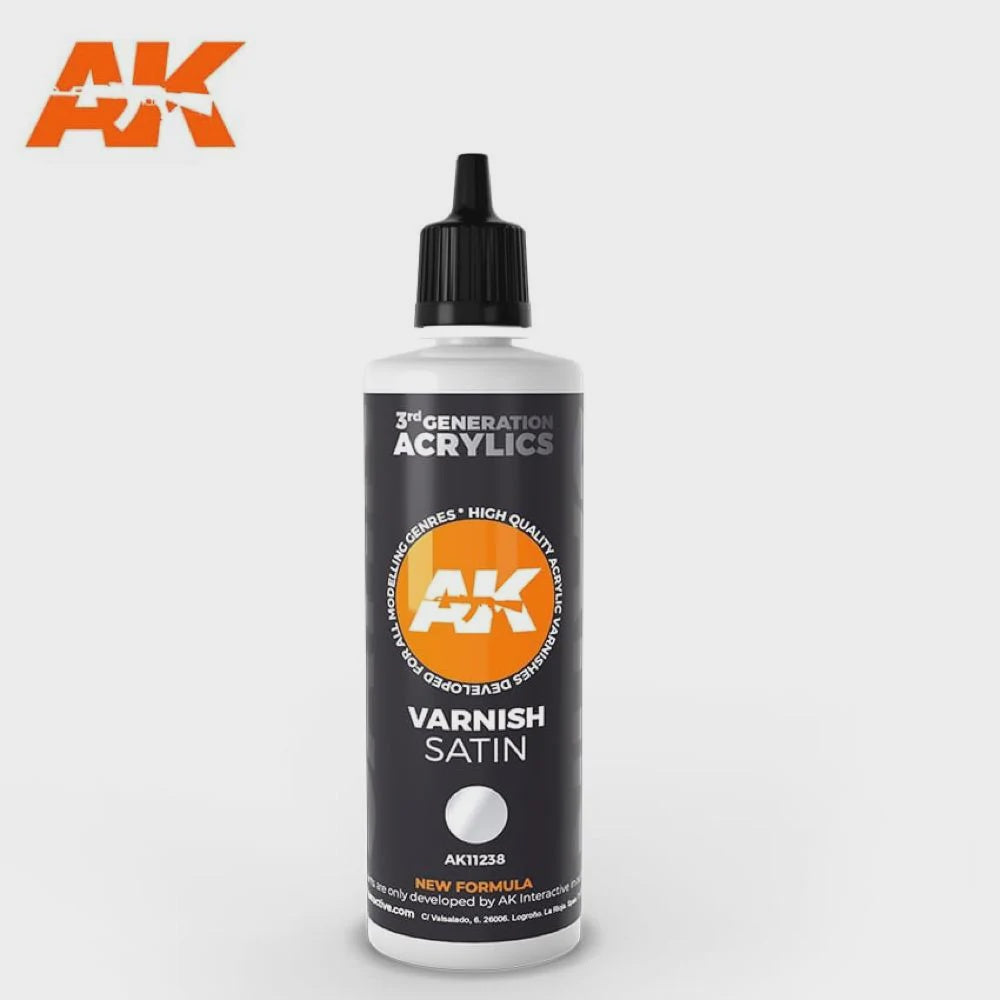 AK Interactive 3Gen Varnish - Satin Varnish 100 - Good Games
