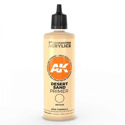 AK Interactive 3Gen Primers - Desert sand surface Primer 100ML - Good Games