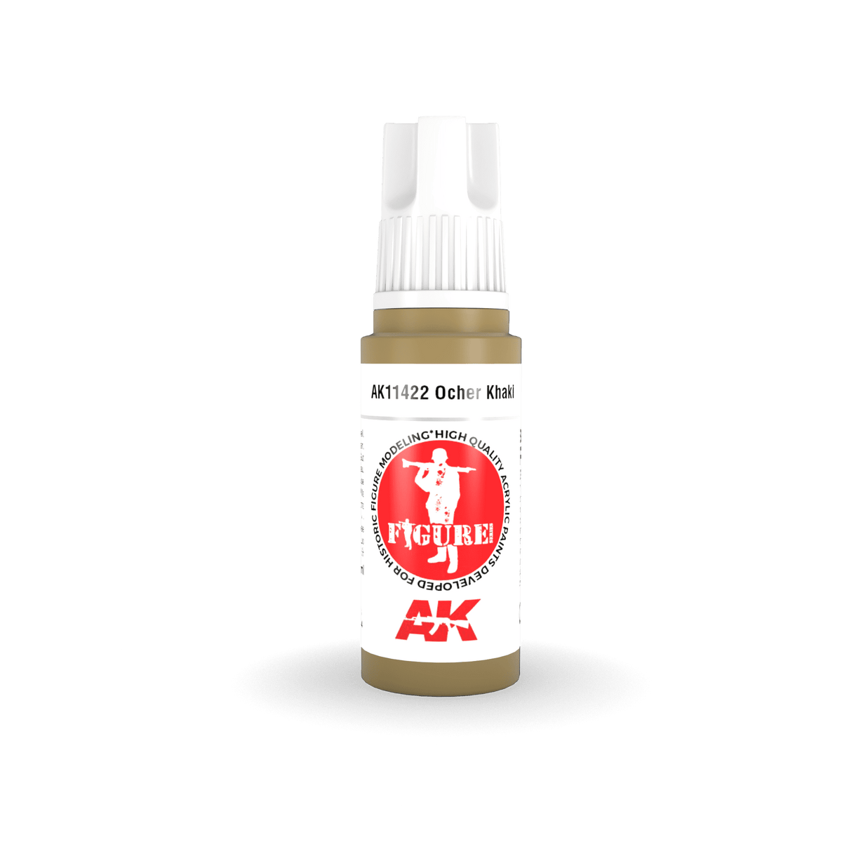 AK Interactive 3Gen Figures Acrylics - Ocher Khaki 17ml - Good Games