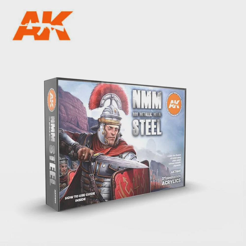 Ak Interactive 3Gen Sets - Non Metallic Metal - Steel - Good Games