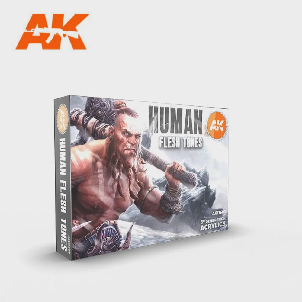 Ak Interactive 3Gen Sets - Human Flesh Tones - Good Games