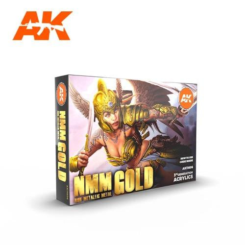 Ak Interactive 3Gen Sets - Non Metallic Metal - Gold - Good Games