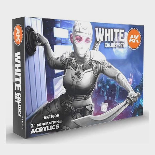 Ak Interactive 3Gen Sets - White Colors - Good Games