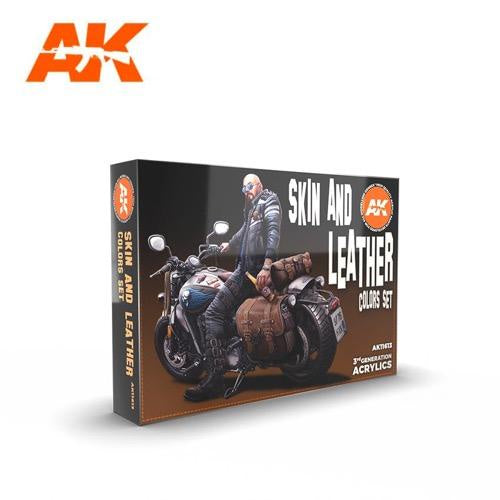 Ak Interactive 3Gen Sets - Skin And Leather Colors - Good Games