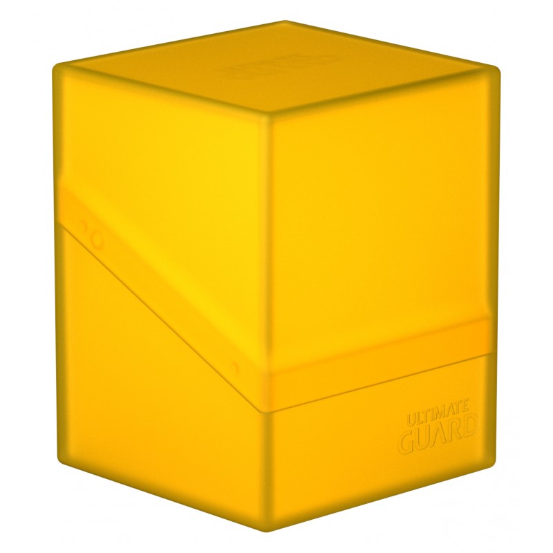 Ultimate Guard - Boulder Deck Case 100+ Standard Size Amber - Good Games