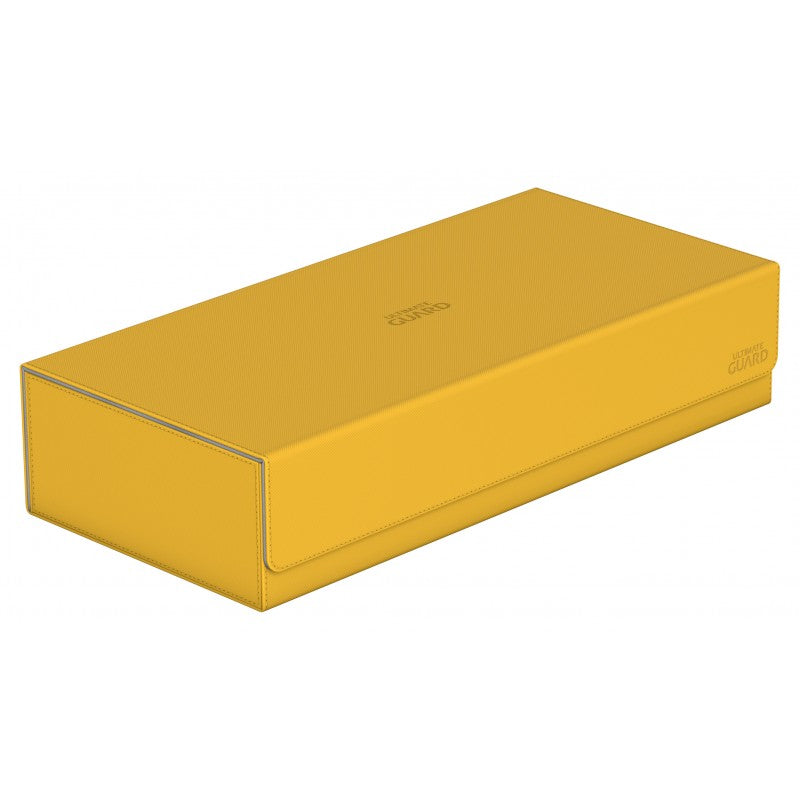 Ultimate Guard - Deck Box Superhive 550+ Standard Size Xenoskin Amber - Good Games