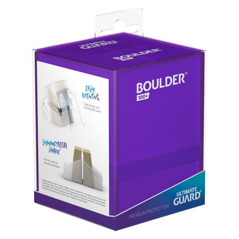 Ultimate Guard - Boulder Deck Case 100+ Standard Size Amethyst