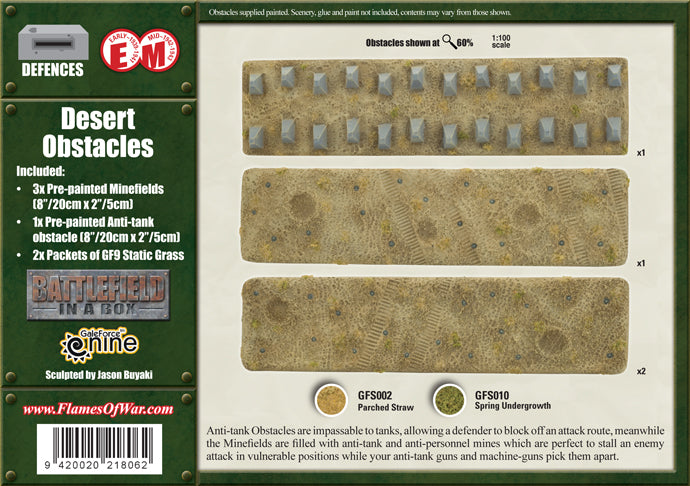 Battlefield in a Box: Minefields and Anti-tank Obstacle - Good Games