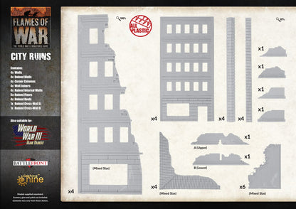 Battlefield in a Box: Ruined City Building (Plastic) - Good Games