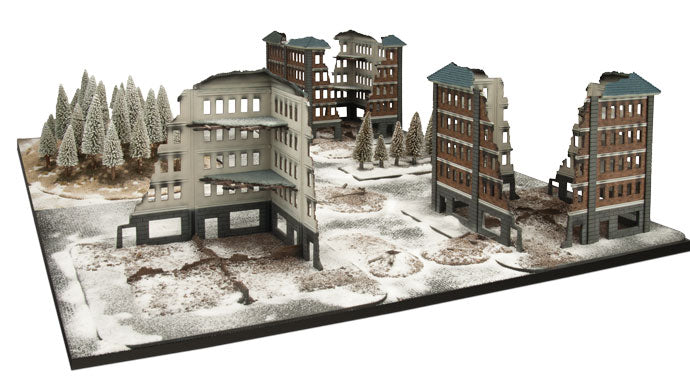 Battlefield in a Box: Ruined City Building (Plastic) - Good Games