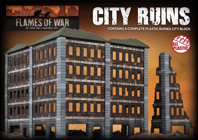 Battlefield in a Box: Ruined City Building (Plastic) - Good Games