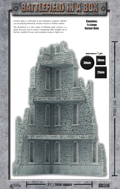 Battlefield in a Box: Glothic Battlefield - Large Corner Sandstone - Good Games