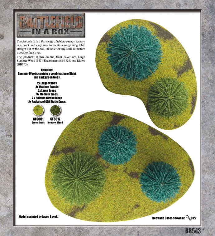 Battlefield in a Box: Large Summer Wood (x1) - 30mm - Good Games
