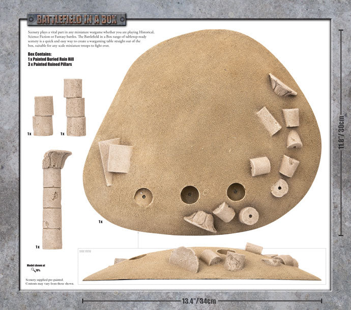 Battlefield in a Box: Forgotten City - Buried Ruin (x1) - 30mm - Good Games