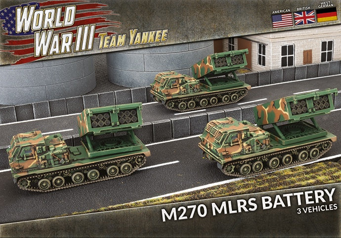 Battlefront Miniatures - M270 MLRS Battery (3 Vehicles) (TUBX25) - Good Games