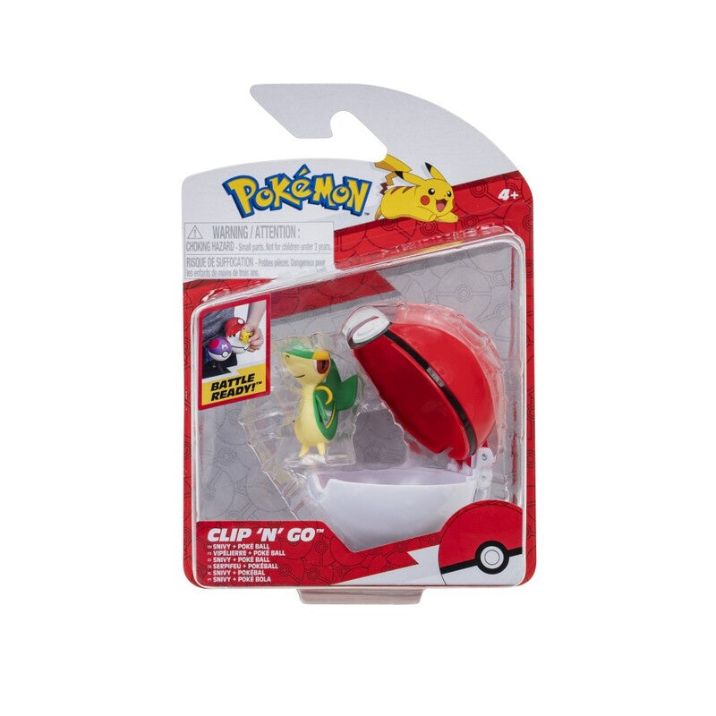 Pokemon Clip n Go Ball (Snivy)