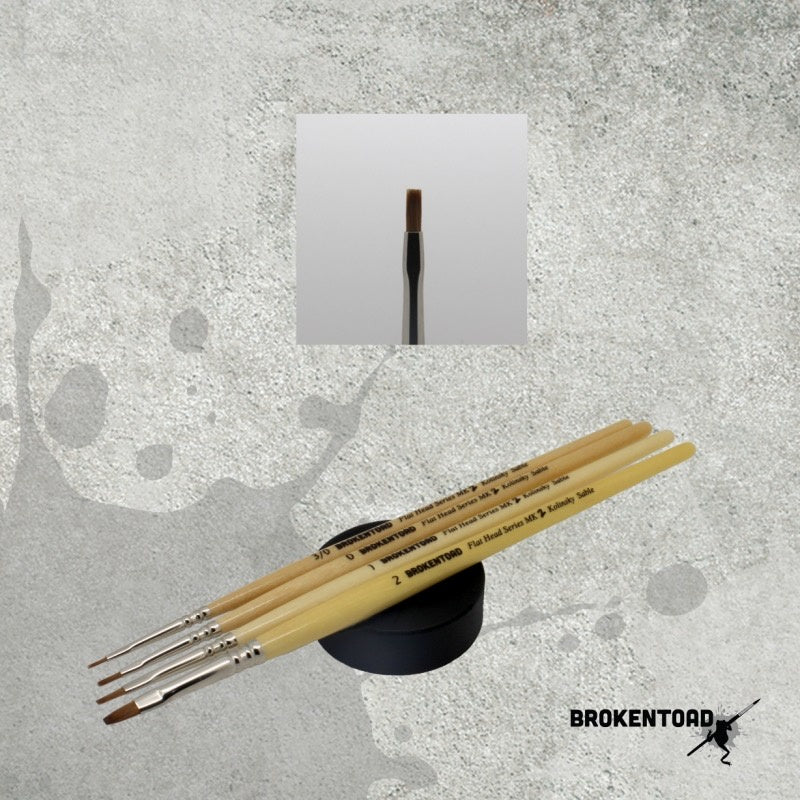 Broken Toad - Flat Head Series MK2 Brush - Size 1 - Good Games