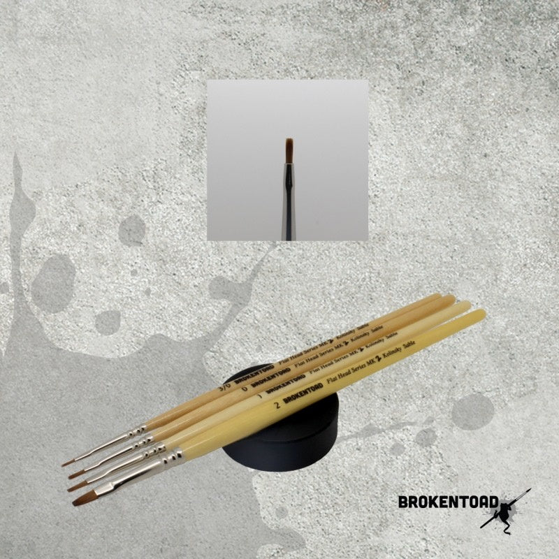 Broken Toad - Flat Head Series MK2 Brush - Size 0 - Good Games