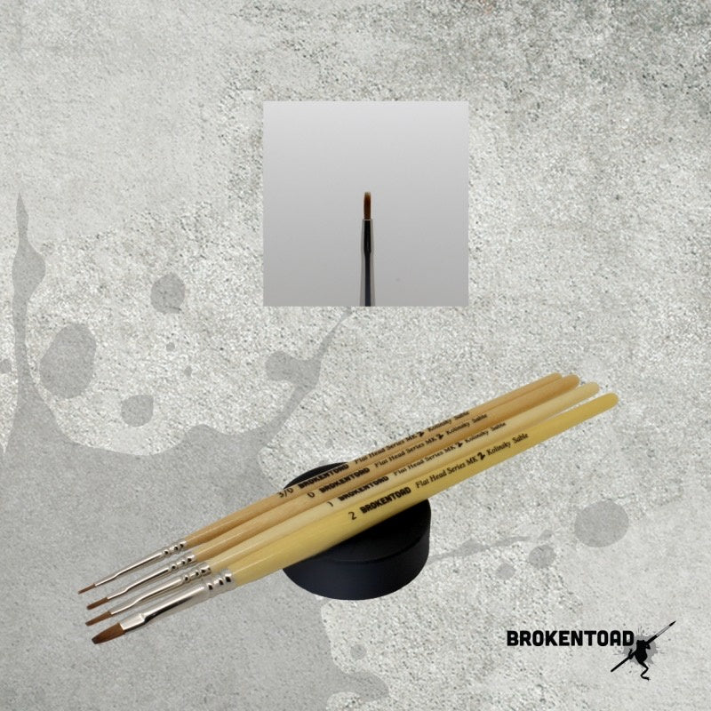 Broken Toad - Flat Head Series MK2 Brush - Size 3/0 - Good Games