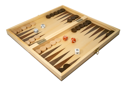 LPG Wooden Folding Chess/Checkers/Backgammon Set 35cm - Good Games