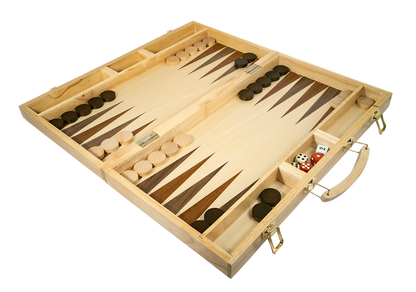 LPG Wooden Folding Backgammon Case 45cm - Good Games