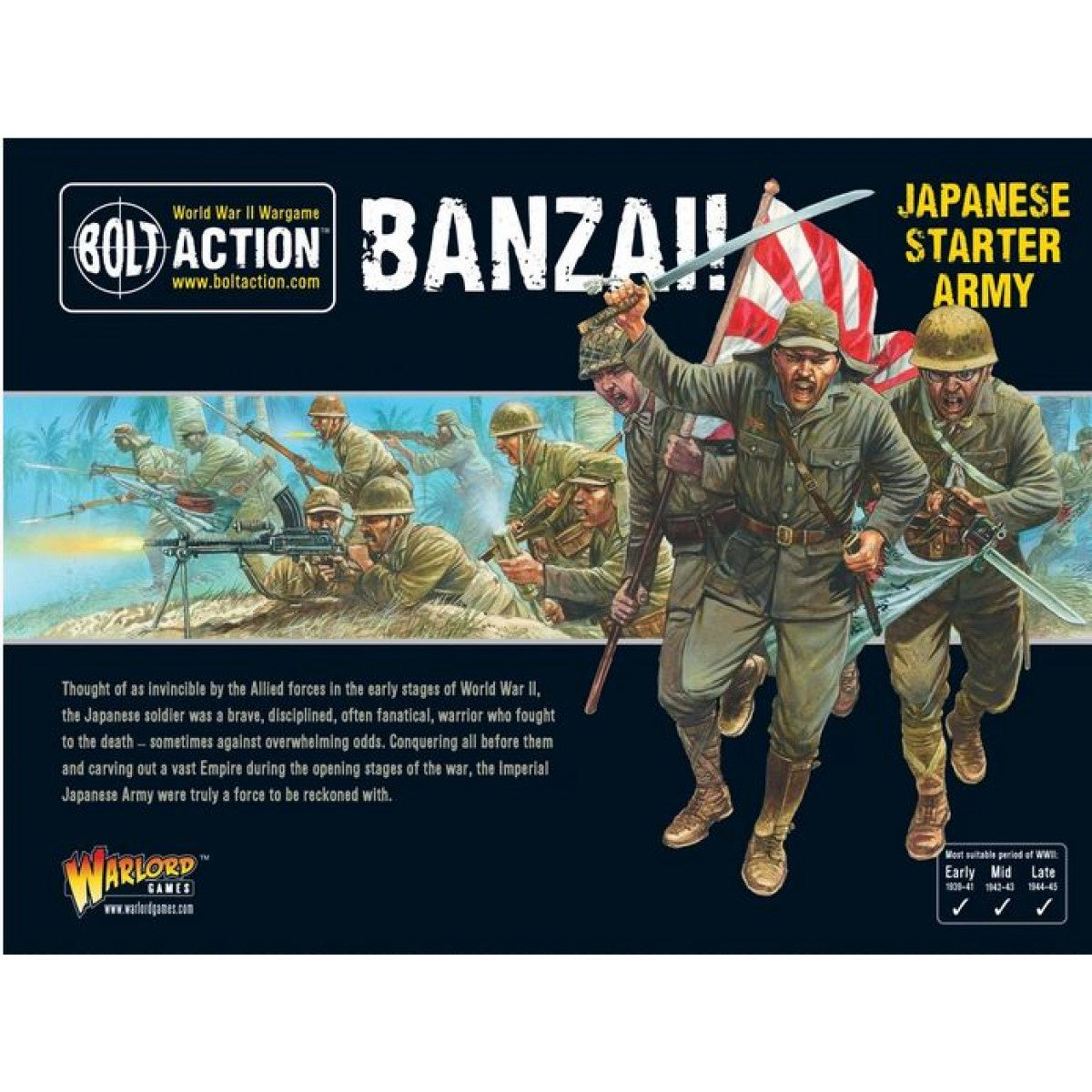Bolt Action - Japan - Banzai! Imperial Japanese Starter Army - Good Games