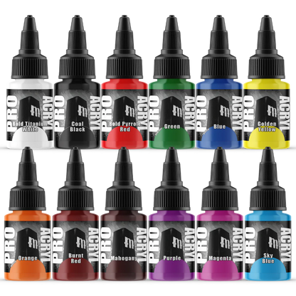 Monument Pro Acryl - 24 Colour Base Set - Good Games